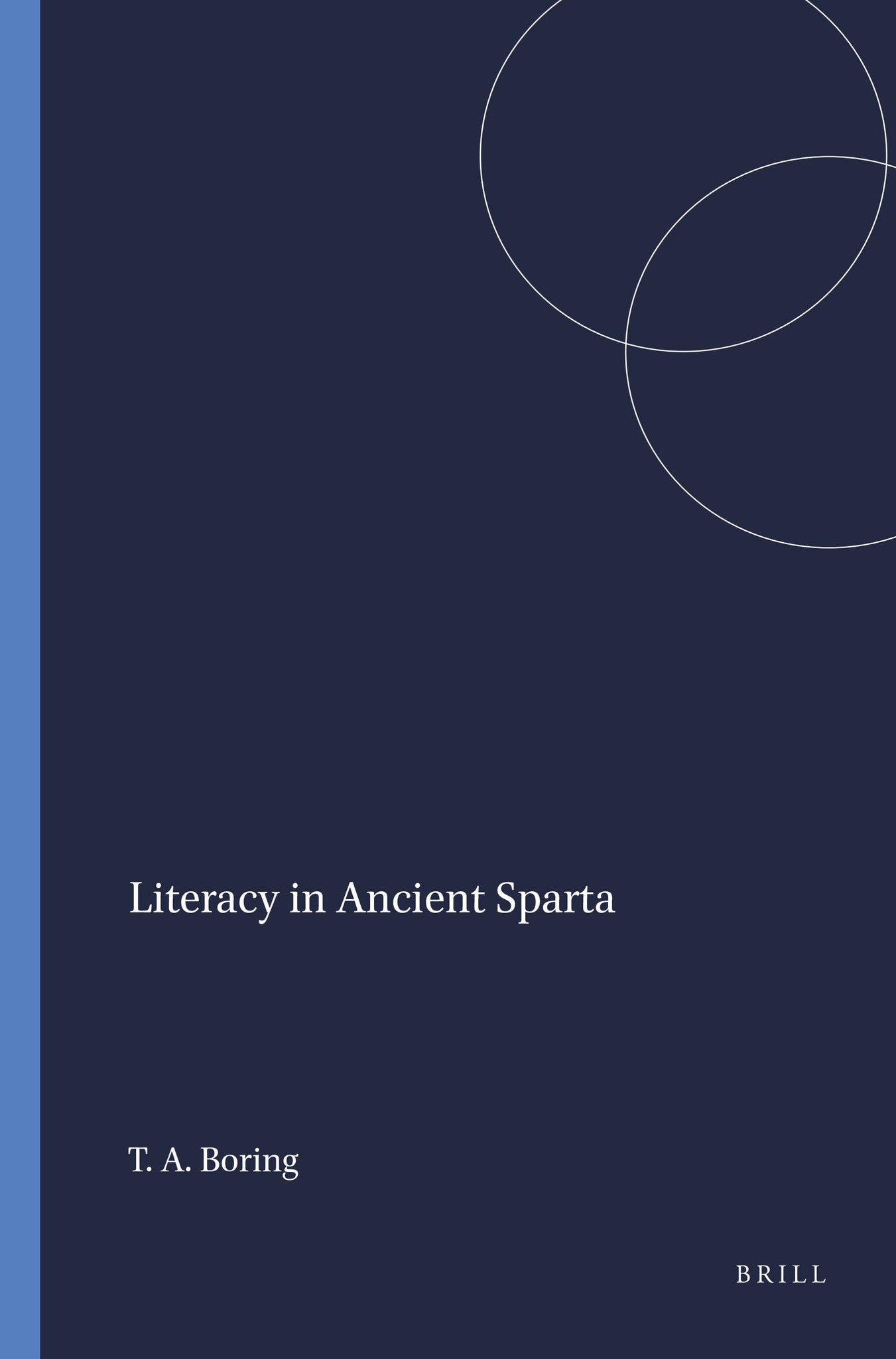 Cover image for Literacy in Ancient Sparta ISBN 9789004059719
